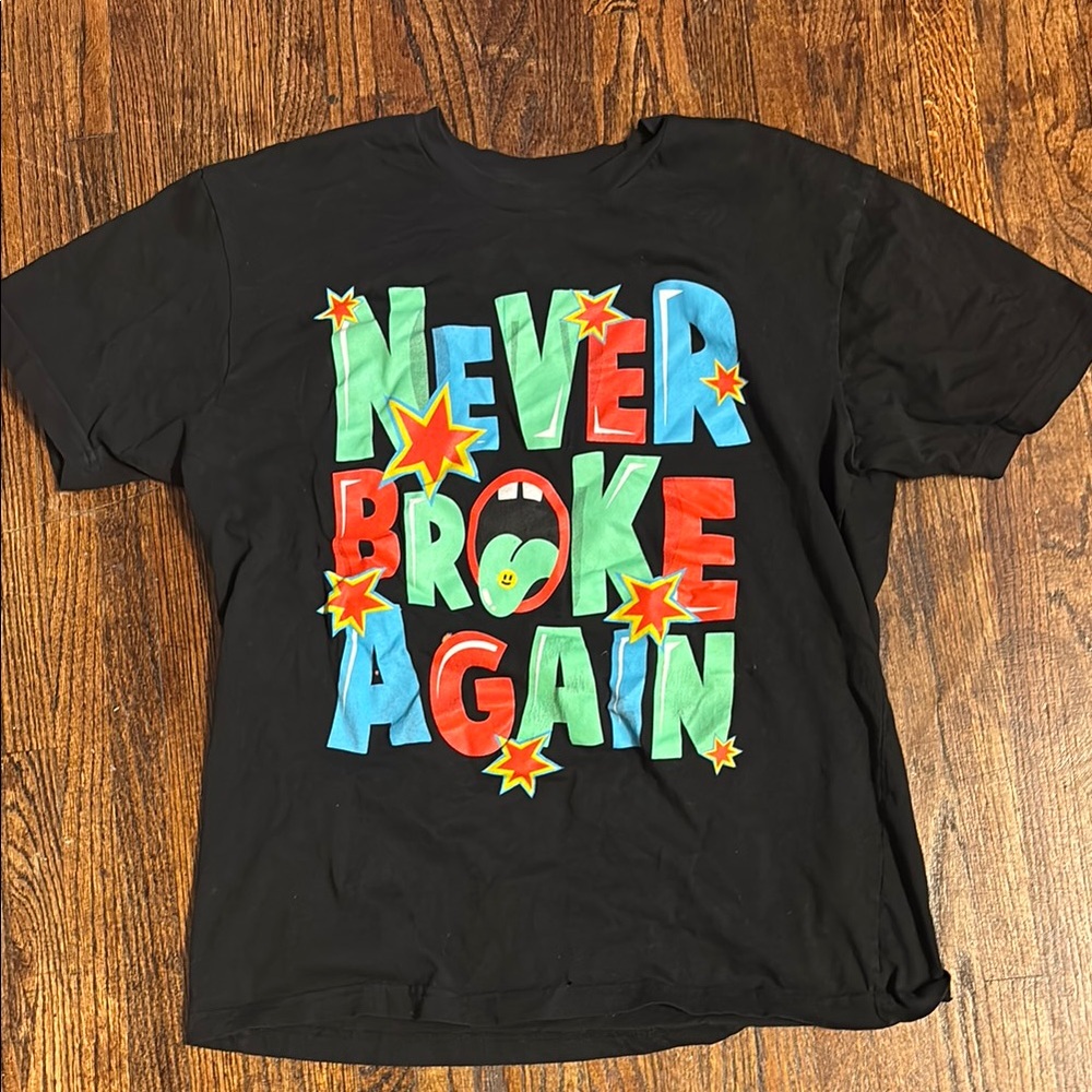 Never Broke Again Tee Mens Lg